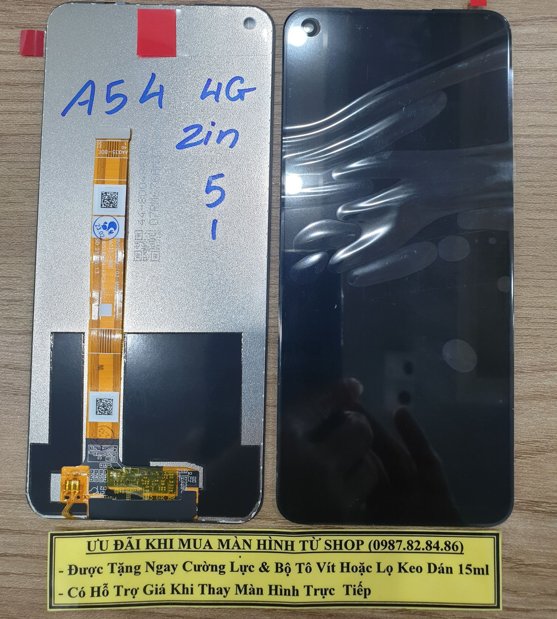 Màn hình nguyên bộ oppo a54 4g / a55 4g, loại zin