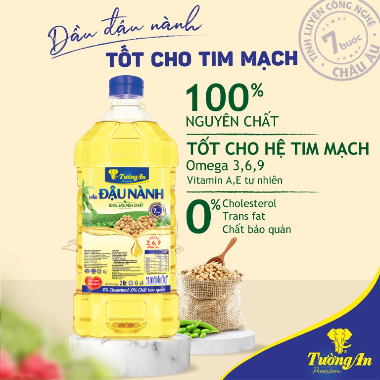 Dầu Đậu Nành Tường An Premium 2L