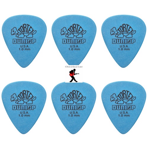 USA Dunlop 6 TORTEX 1.0mm - Phím đàn Guitar (móng gảy)