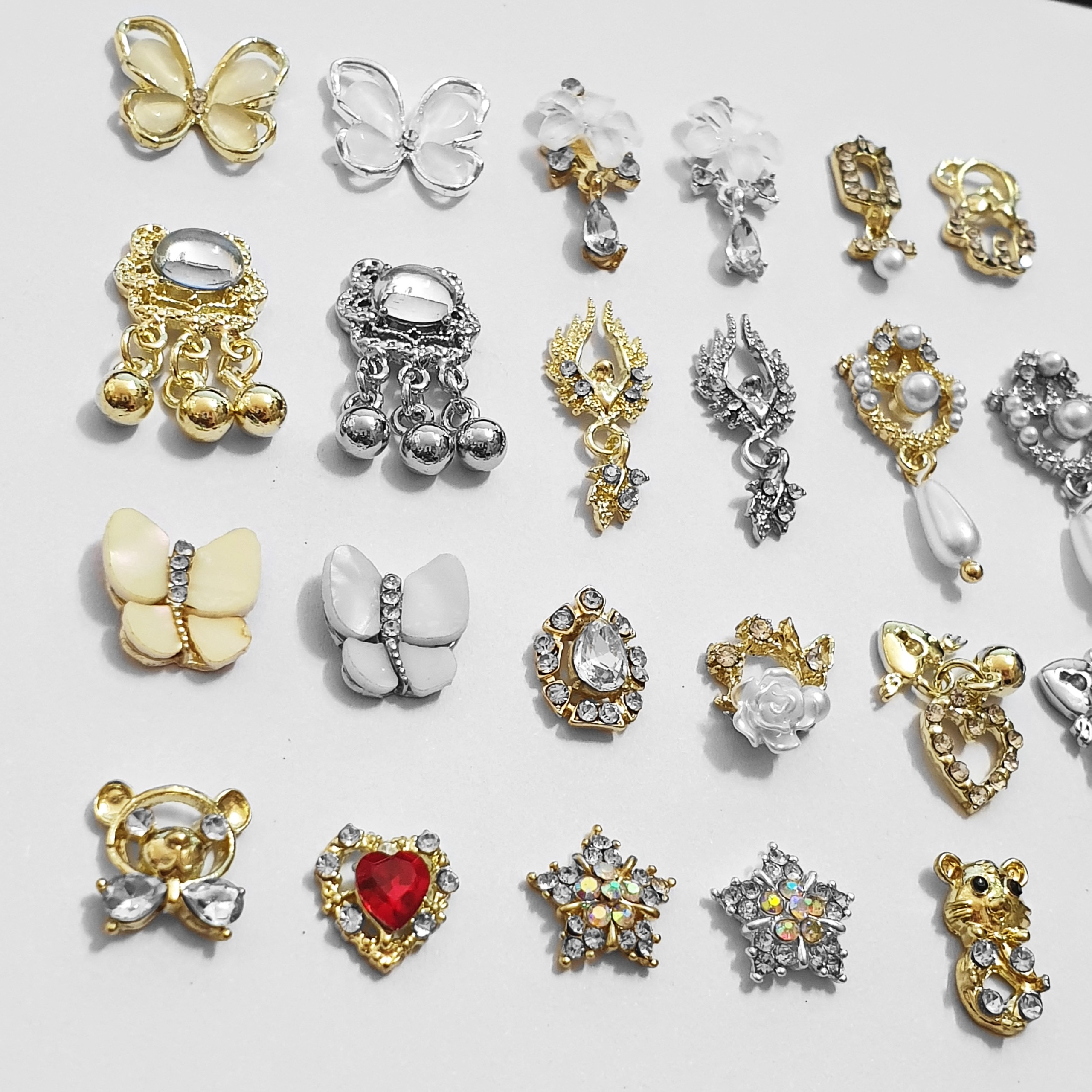 [Ảnh Thật] Charm Đá Cao Cấp Đính Móng 10A