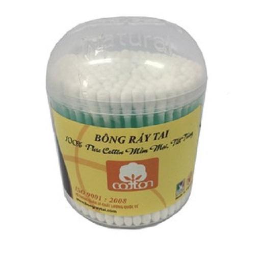 Bông ráy tai Người lớn Cotton (hộp 200 Que)