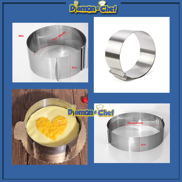 Khuôn ring tròn thay đổi kích thước 16-30cm
