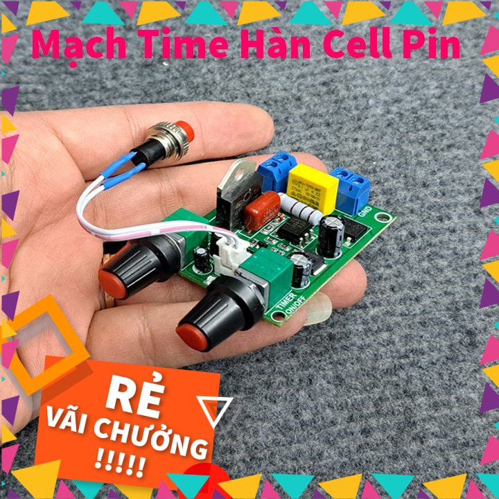 Mạch time hàn điều chỉnh dòng và áp máy hàn cell 41A