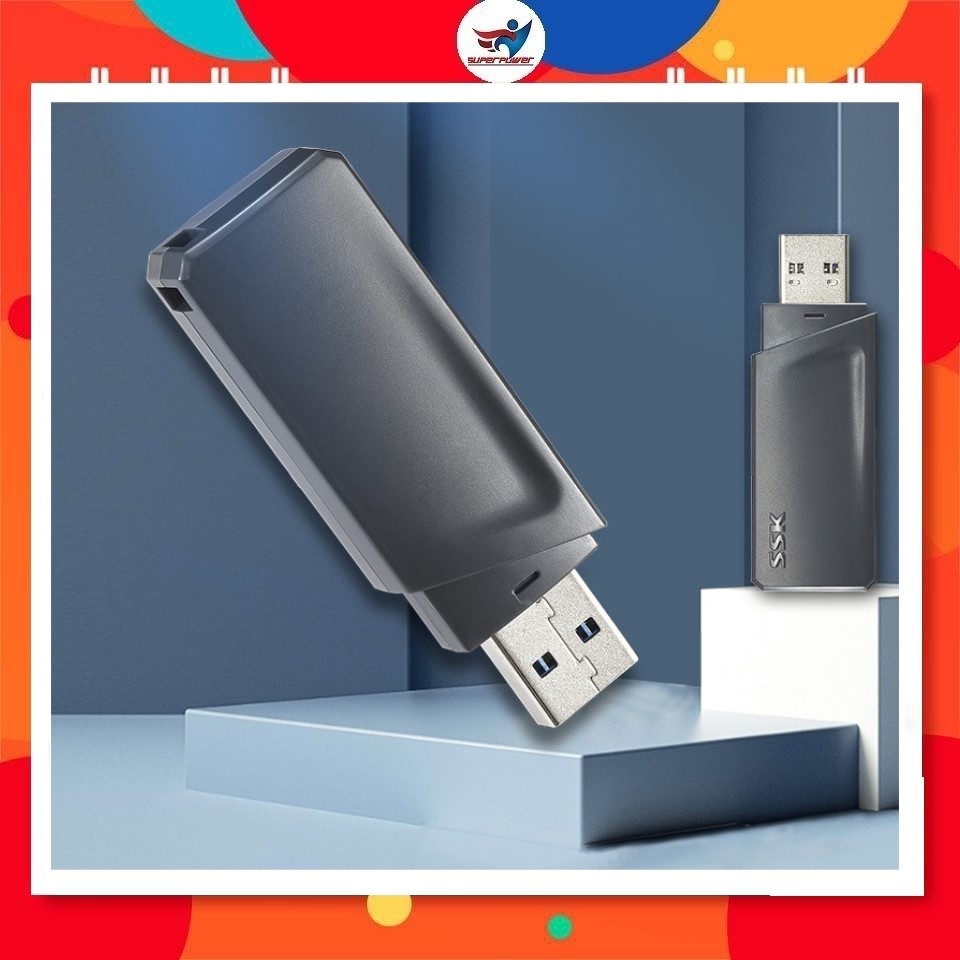 ĐẦU ĐỌC THẺ NHỚ USB 3.1 2IN1 SCRM400 SSK