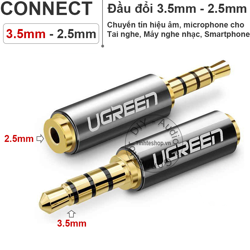 Audio jack 3.5mm male to 2.5mm female connector UGREEN 20502