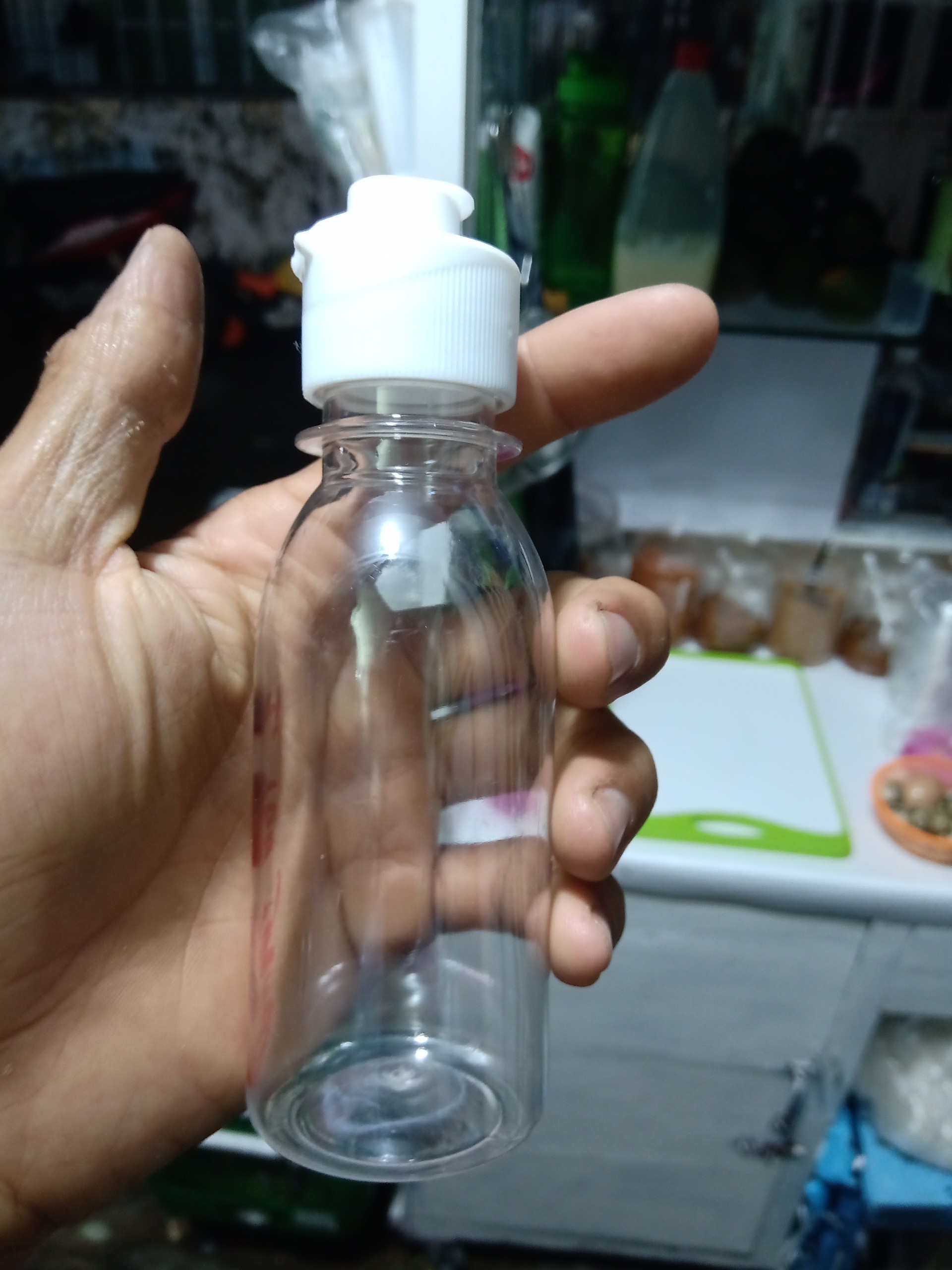 Chai nhựa pet 100ml - 3 chai.