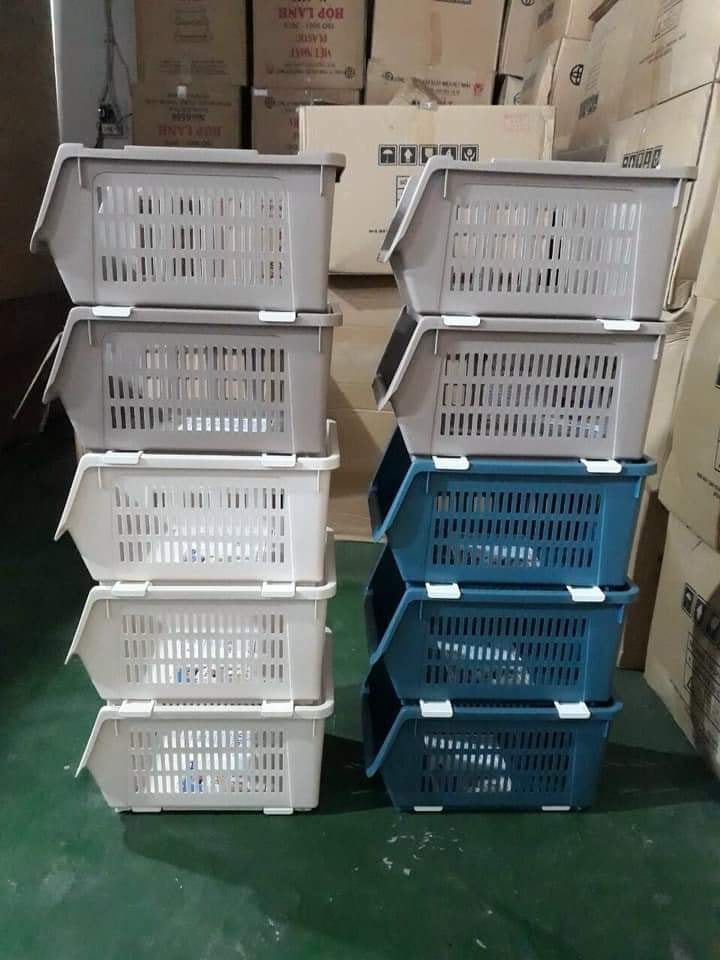 kệ rổ 4 tầng nhựa việt nhật