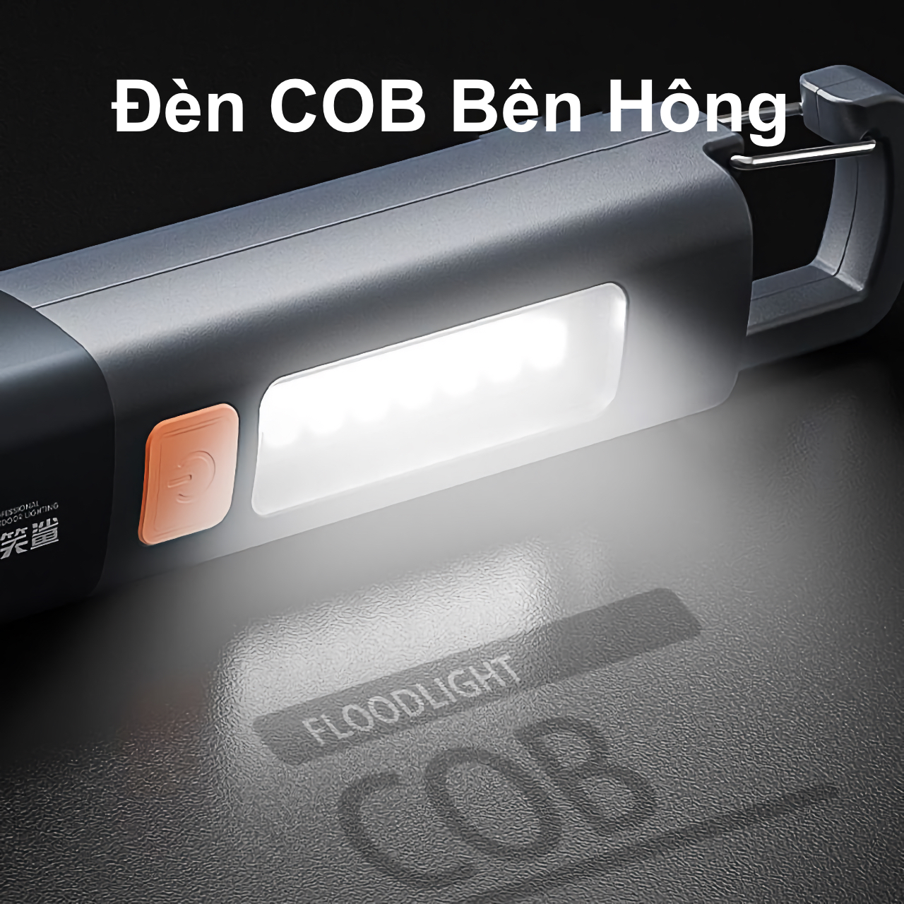 Đèn Pin Siêu Sáng, Đèn Pin Mini Chống Thấm Nước Có Móc Treo