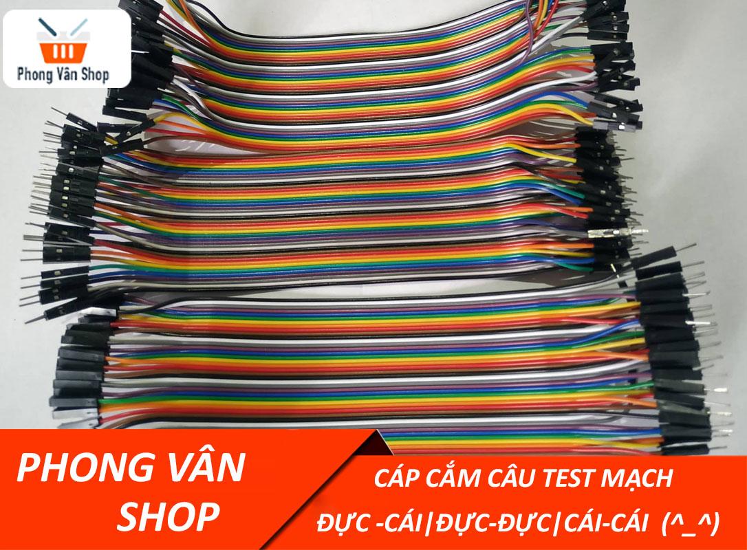 Cáp cắm câu test mạch đực cái - cái cái - đực đực