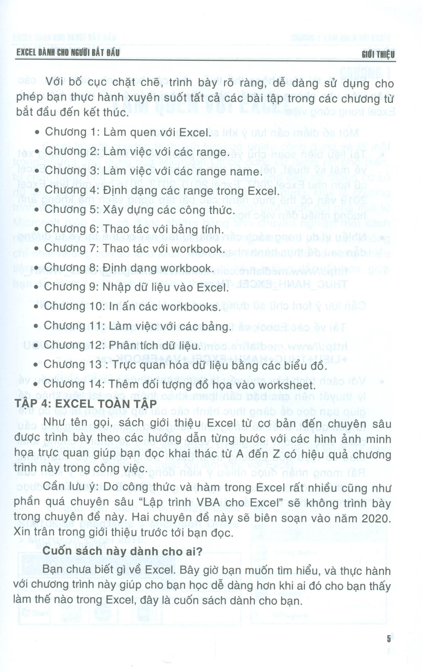 Excel Dành Cho Người Mới Bắt Đầu (Dành Cho Các Phiên Bản 2019 - 2016 - 2013)