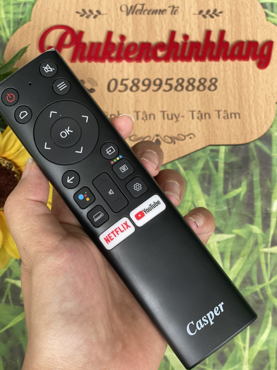 Remote tivi Casper giọng nói mẫu 02