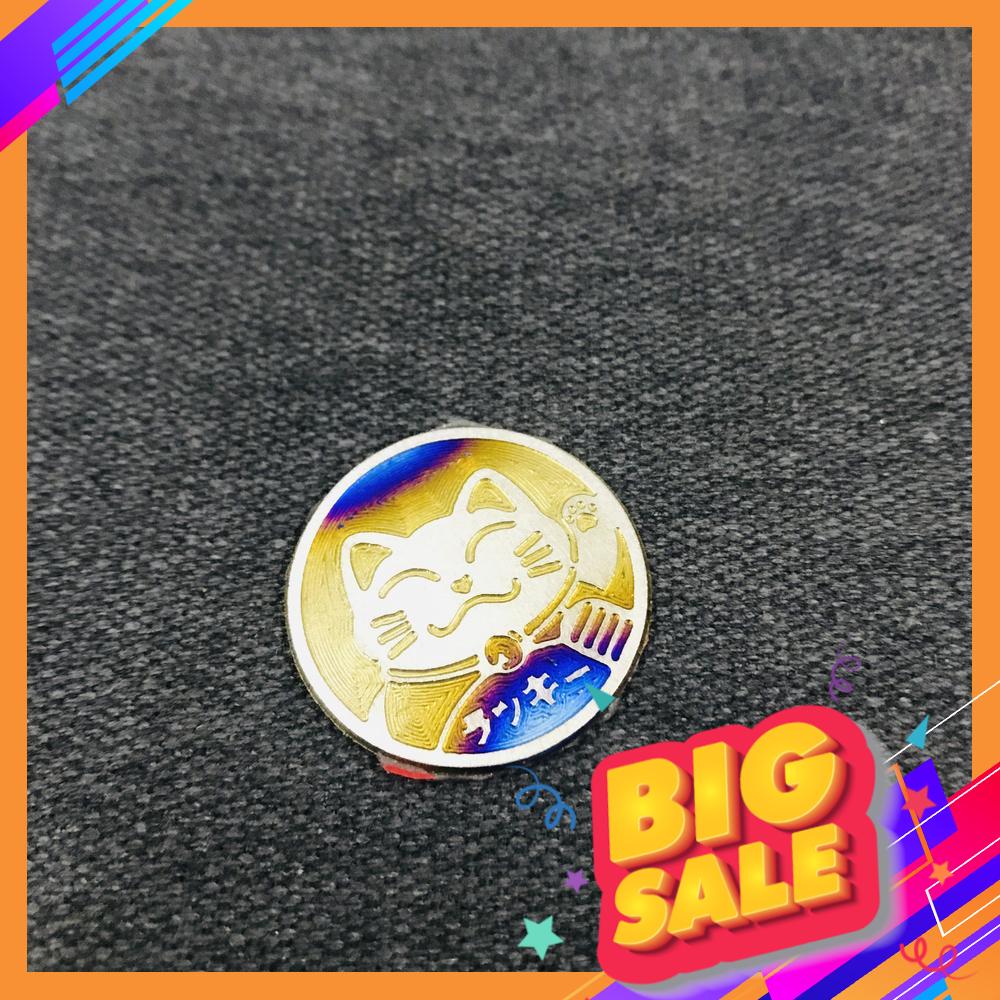 [TEM LOGO TITAN MÈO MAY MẮN] TEM TITAN LOGO MÈO MAY MẮN, TEM TRANG TRÍ, LOGO TITAN, DECAL TITAN MINI TRANG TRÍ XE CAO CẤP