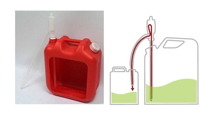 Bơm tay cho can Dukshin_Hàn Quốc DP-14S (chuyên bơm hoá chất  mạnh)