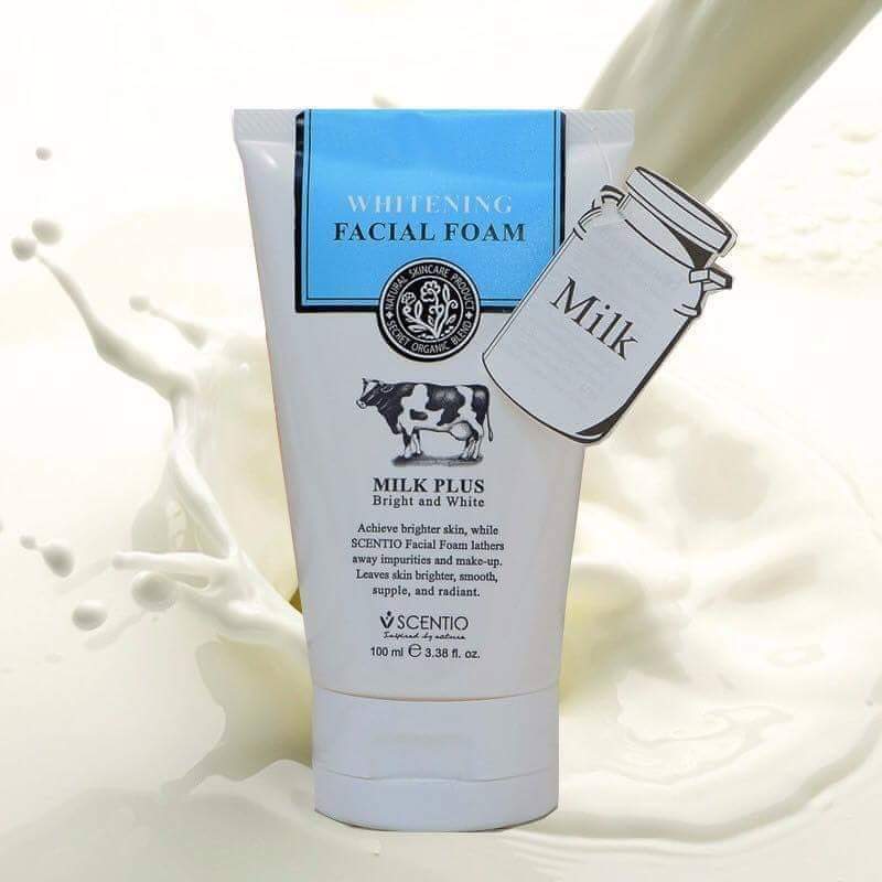 Sữa rửa mặt Bò Whitening Milk Plus