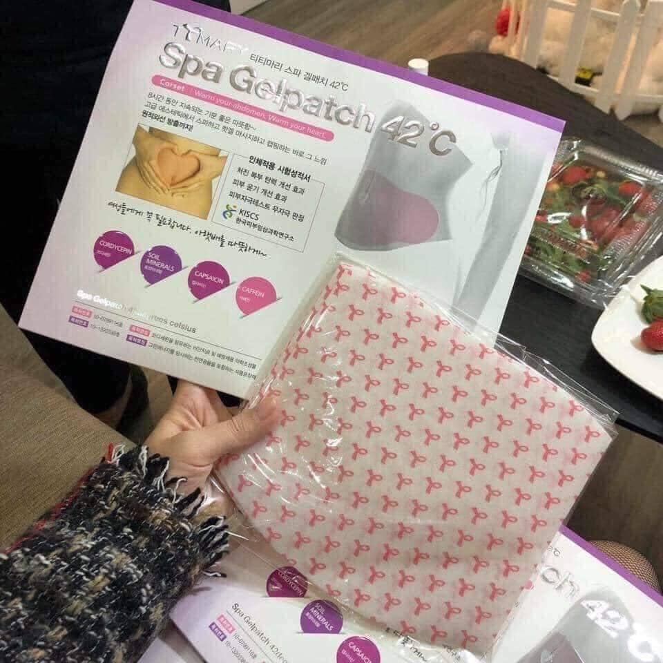 Miếng Dán Tan Mỡ Bụng 42 Độ C Spa Gel Patch