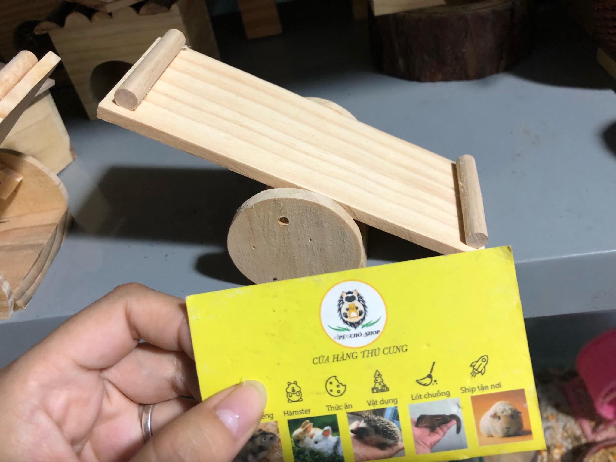 [HCM]Bập bênh gỗ cho hamster hoặc trưng bày trang trí.