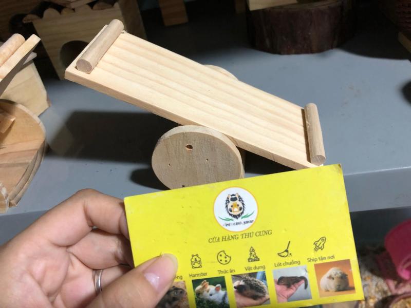 Bập bênh gỗ cho hamster hoặc trưng bày ,trang trí.