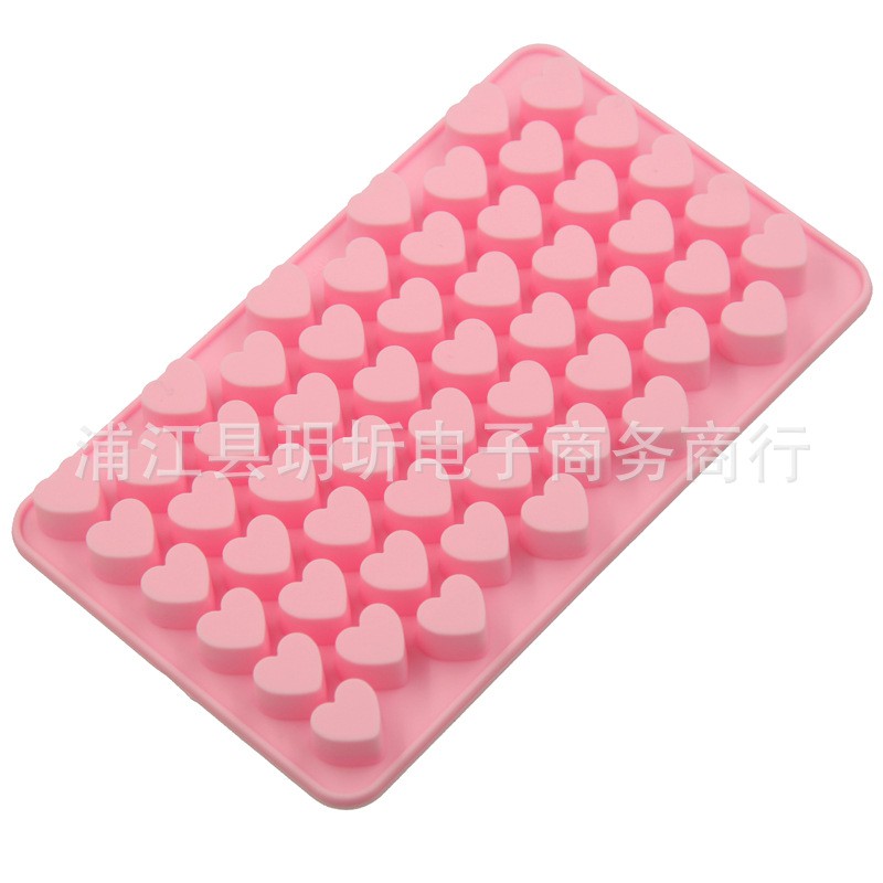 Khuôn rau câu silicon 4d trái tim đổ socola mã t11dk0