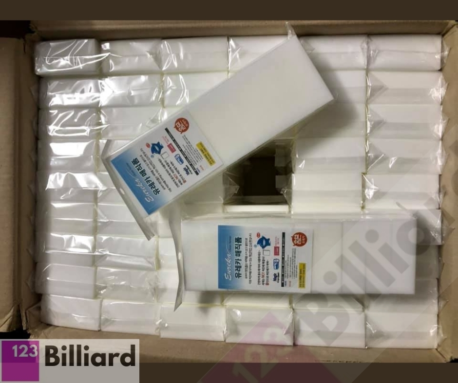 [SIÊU THỊ BIDA] 10 Mút lau cơ Bida Eureka Hàn Quốc [Vệ Sinh Cơ]