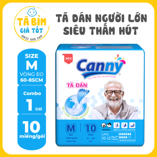 Tã dán Canny siêu thấm Size M 10 miếng gói - dành cho người lớn tuổi thumbnail