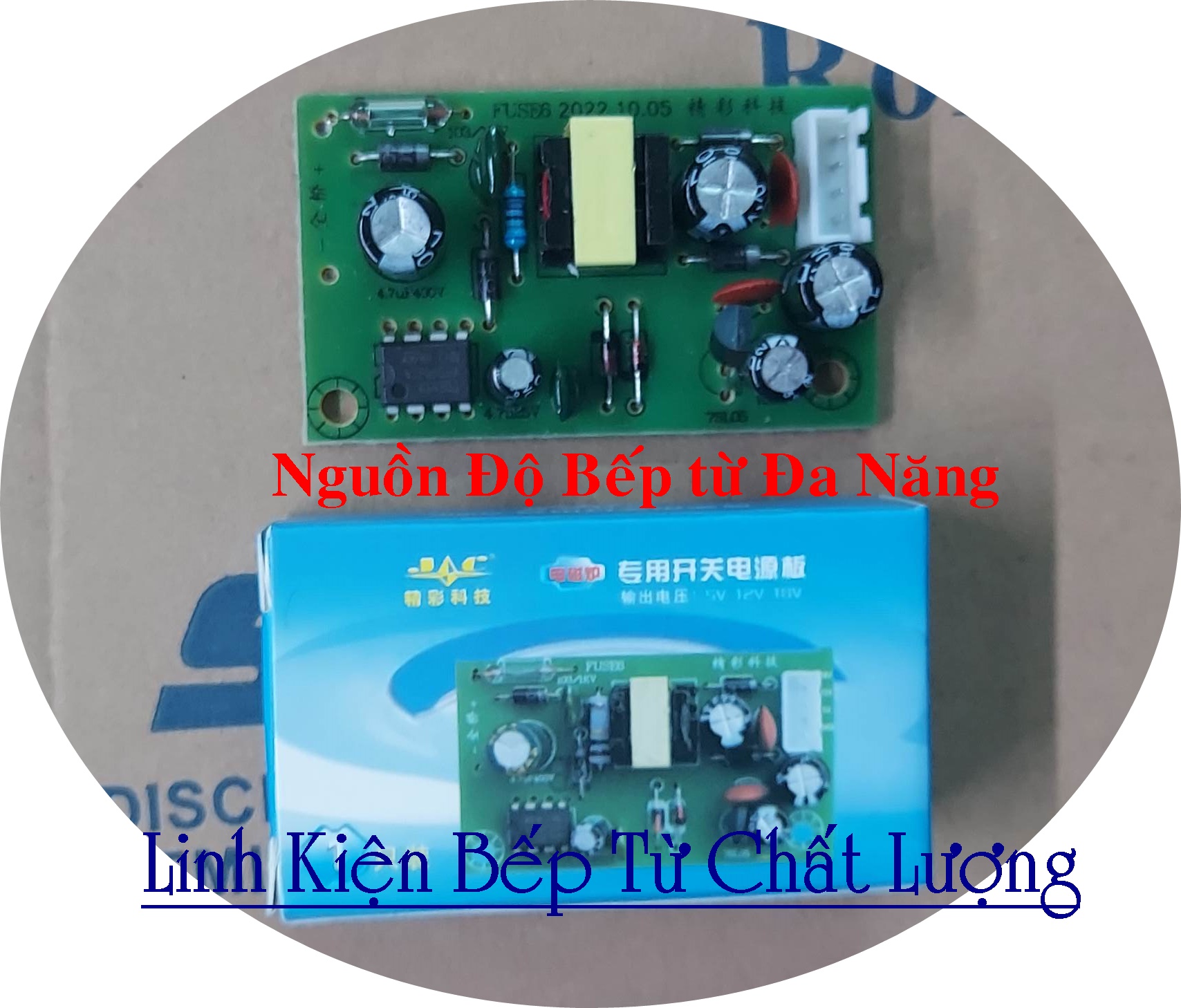 Nguồn độ đa năng cho bếp từ mới ( 5v, 12v, 18v).