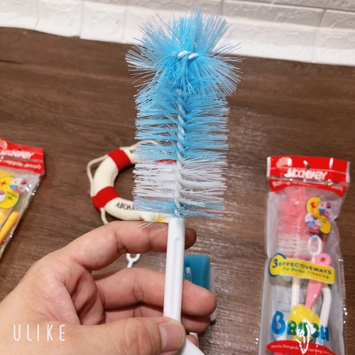 Bộ cọ rửa cốc, bình sữa 4 chi tiết - Bộ cọ rửa cốc, bình sữa