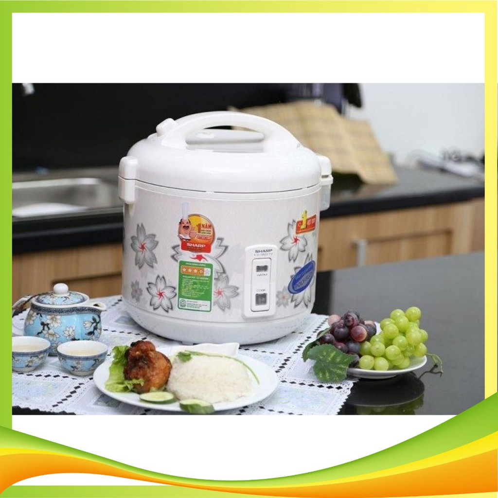 Nồi cơm điện Sharp 1.8 lít KS-182ETV (Giá áp dụng giao tại HN, HCM& các tỉnh liên hệ shop)