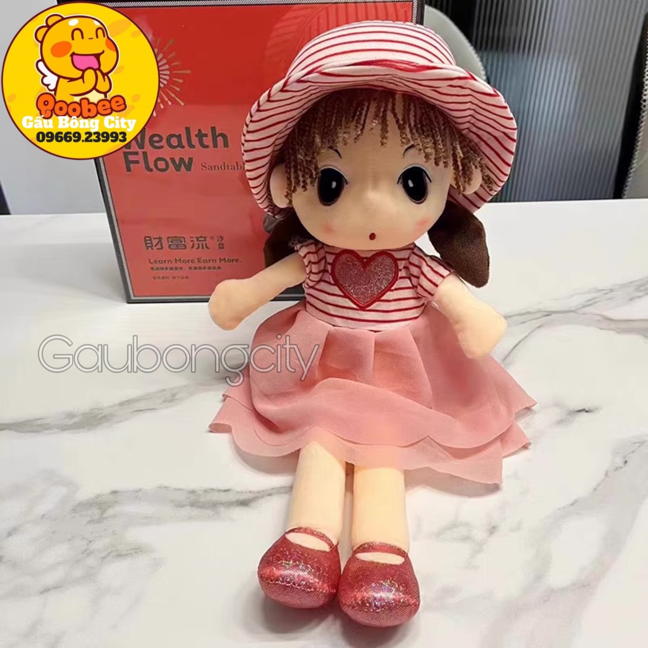 Gấu Bông Búp Bê Xuka Mềm Mịn -Búp Bê Nhồi Bông