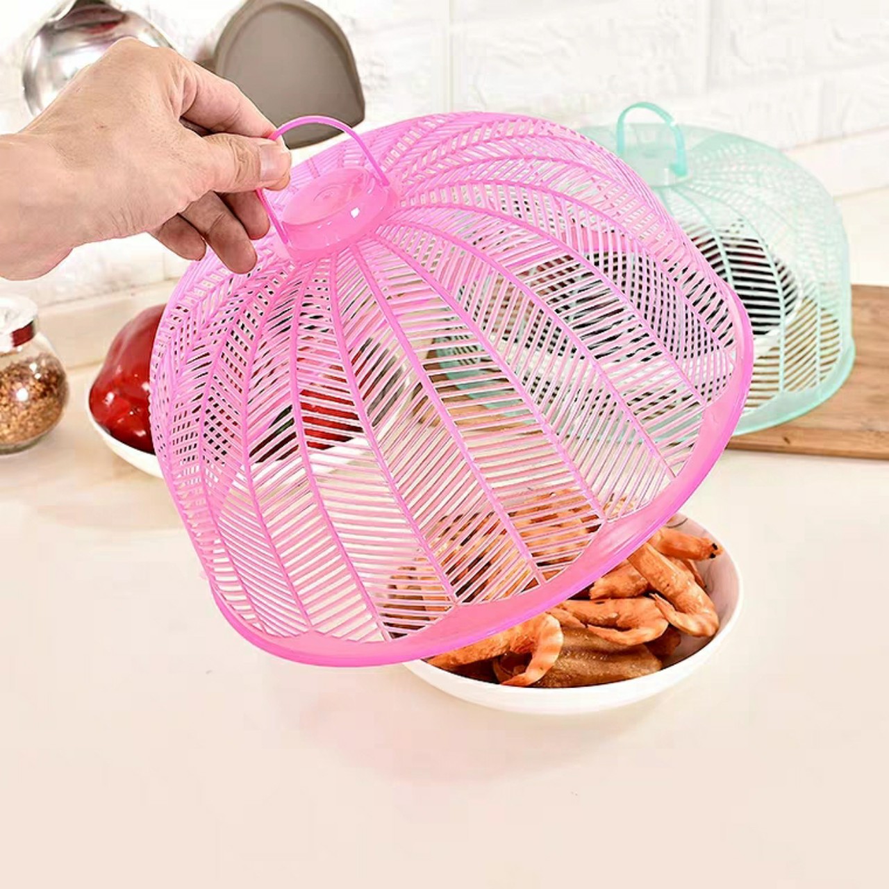 Combo 3 lồng bàn nhựa mini tiện ích