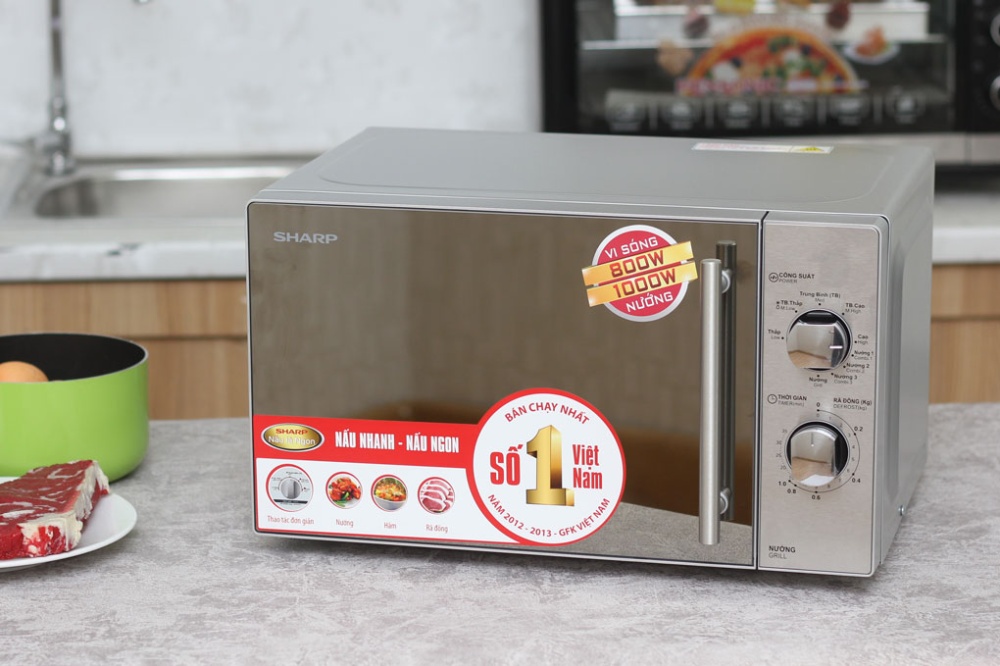 Lò vi sóng Sharp có nướng R-G227VN - 20 lít