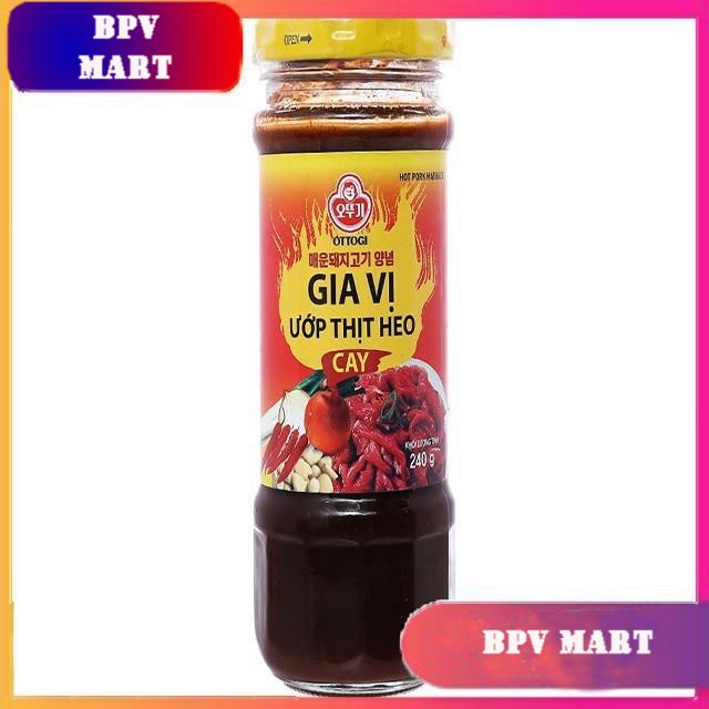 >> SO SÁNH GIÁ GIA VỊ ƯỚP CÁ HÀN QUỐC 230G | KOREAN FISH MARINADE 230G | Shopee Lazada Sendo Tiki 92 Gia vị ướp thịt heo vị cay hũ 240g - OTTOGI - NƯỚC ƯỚP THỊT NƯỚNG HÀN QUỐC - XỐT ƯỚP THỊT NƯỚNG - SỐT BBQ - BPMart