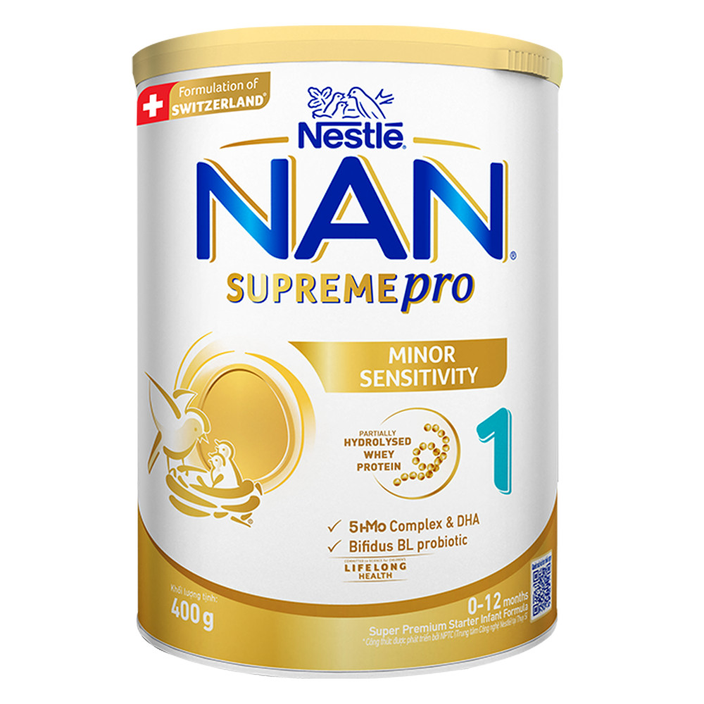 Sữa bột Nan Supreme 1 5HMO 800g Mới