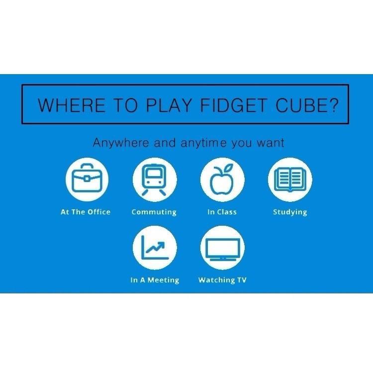 [HCM]Fidget Cube - Khối Vuông Thần Kỳ giúp giảm stress