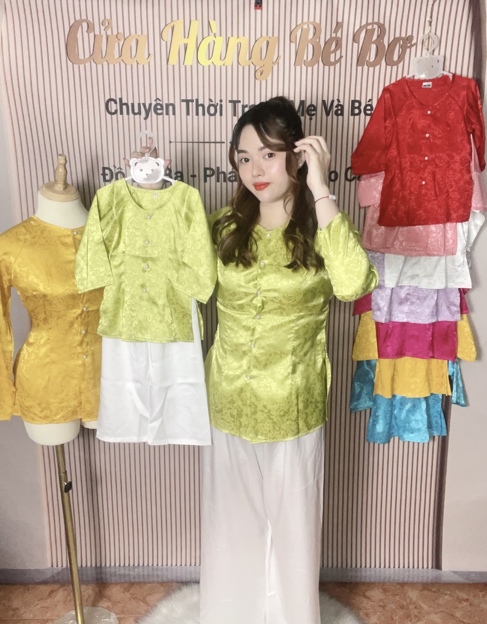 ÁO LẺ BÀ BA CƯNG XỈU CHO MẸ VÀ BÉ