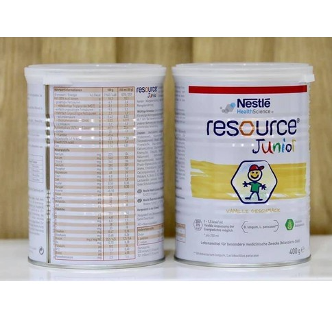Sữa Bột Tăng Cân Resource Junior Đức Lon 400g