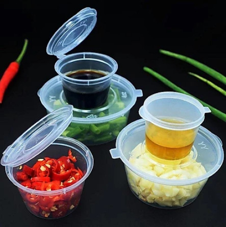 Combo 50 Hũ sốt hộp đựng nước chấm 2oz có nắp