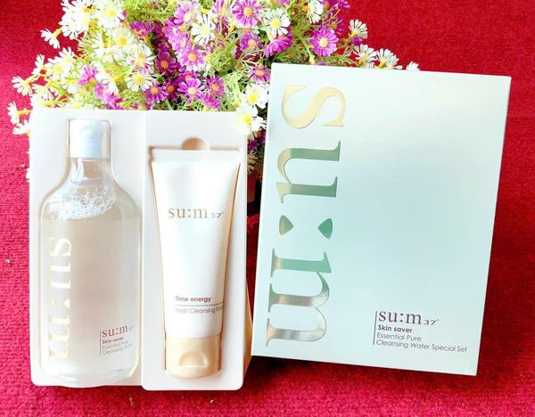 ( TẶNG SRM 100ML) Set tẩy trang SUM 400 ML