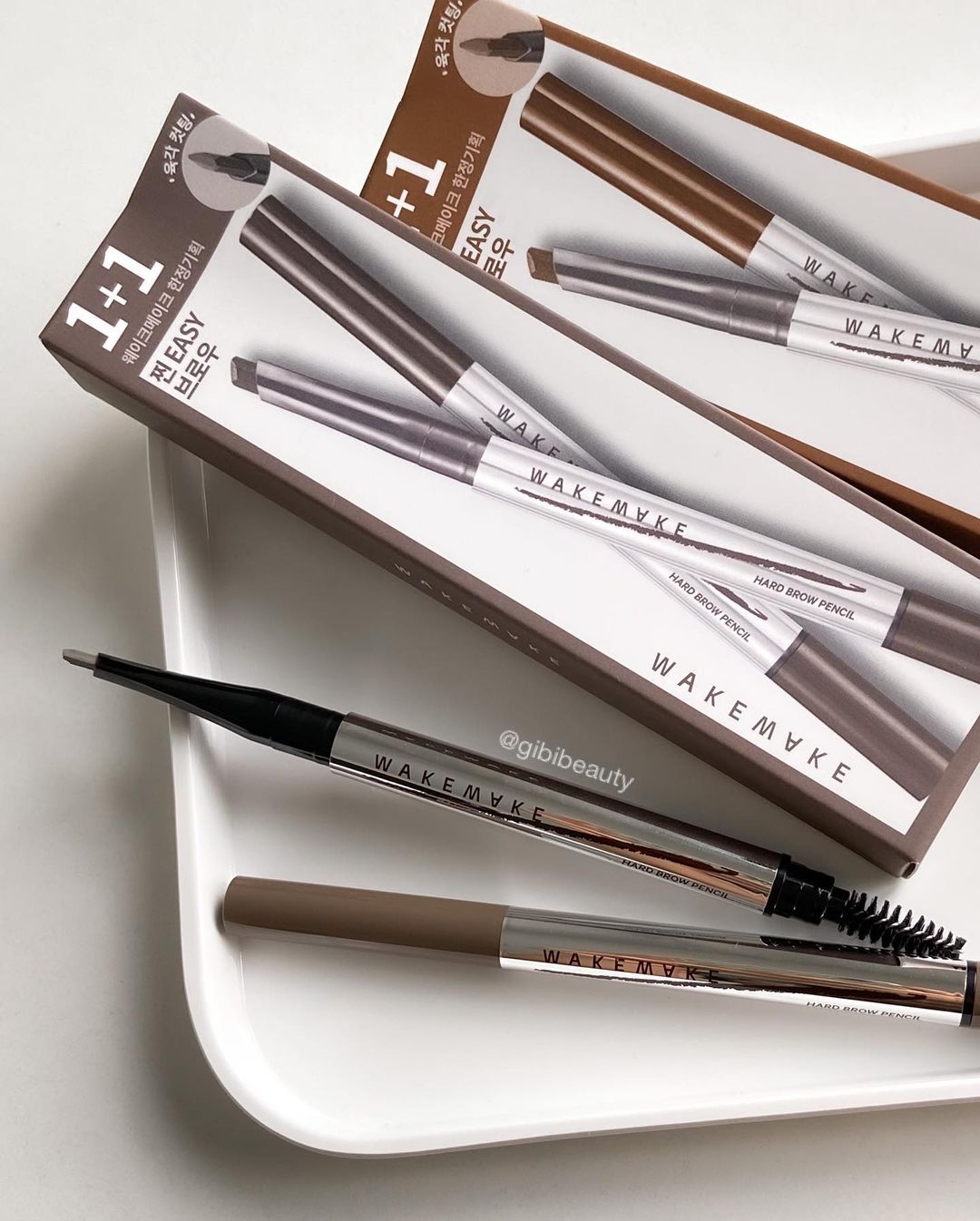 Kẻ mày WAKEMAKE Natural Hard Brow Pencil