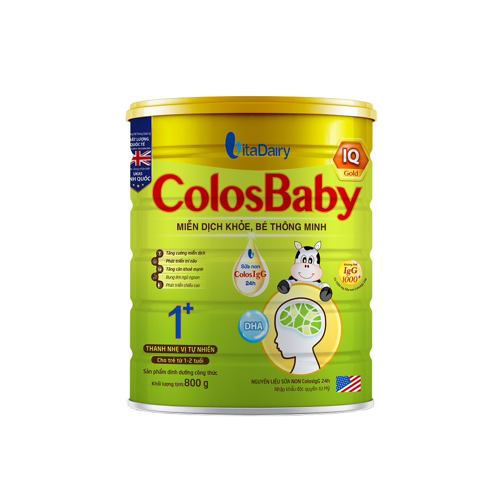 Sữa Colosbaby IQ Gold 1+ 800g