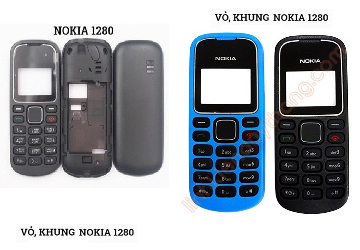 [HCM]VỎ ĐIỆN THOẠI 1280 CÓ KHUNG CÓ PHÍM