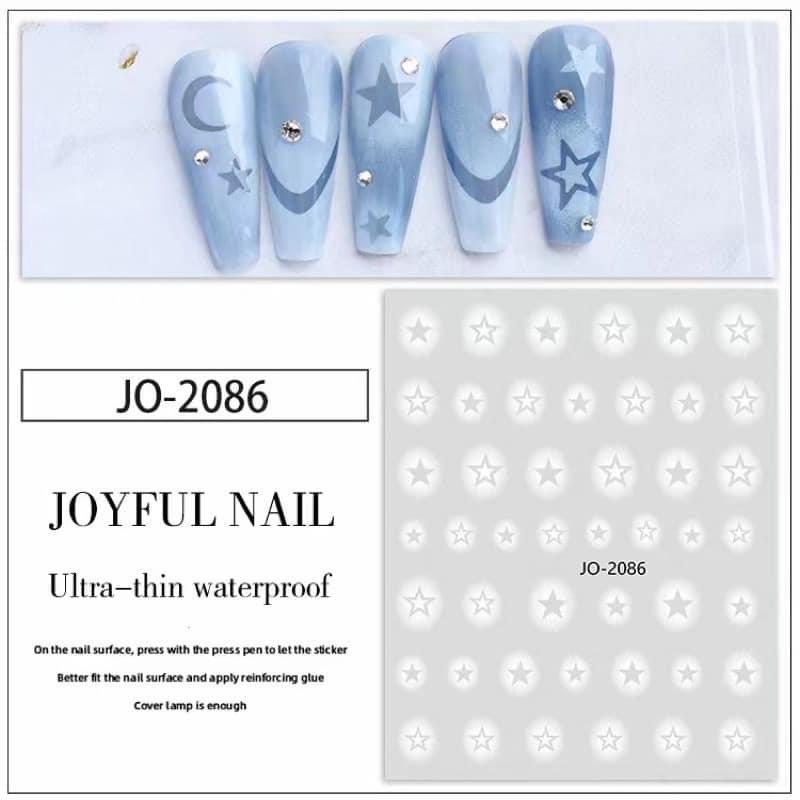 Sticker dán móng tay nail mẫu 3d mới
