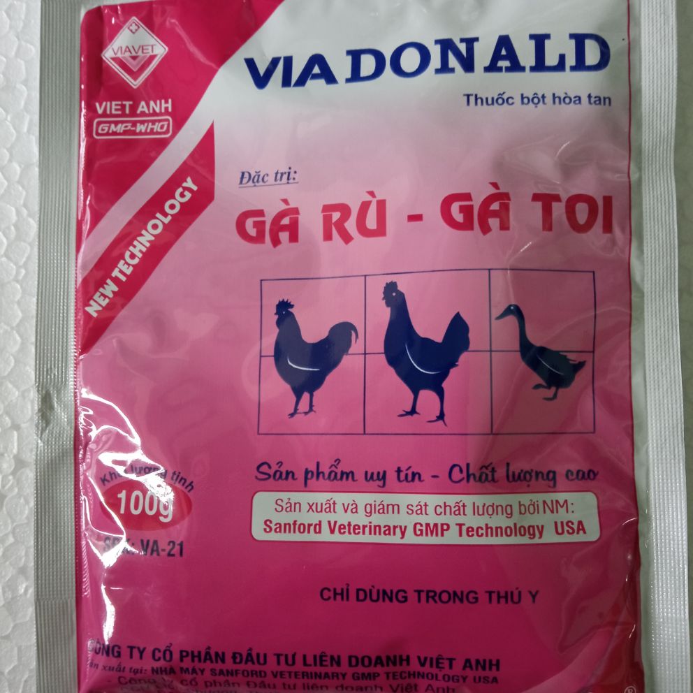 GÀ RÙ GÀ TOI VIADONALD GÓI 100g