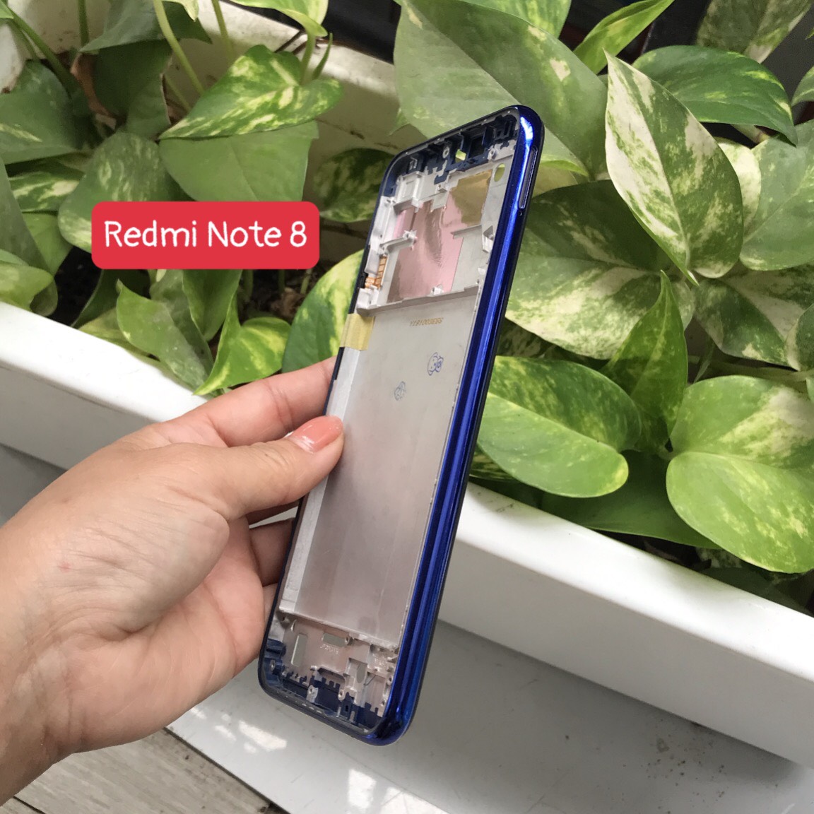 khung viền xiaomi Redmi Note 8 ( khung xương,viền máy, phím bấm)