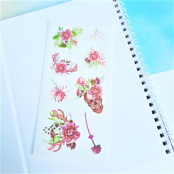 [HCM]Bộ 6 Tấm Sticker Hoa Dại