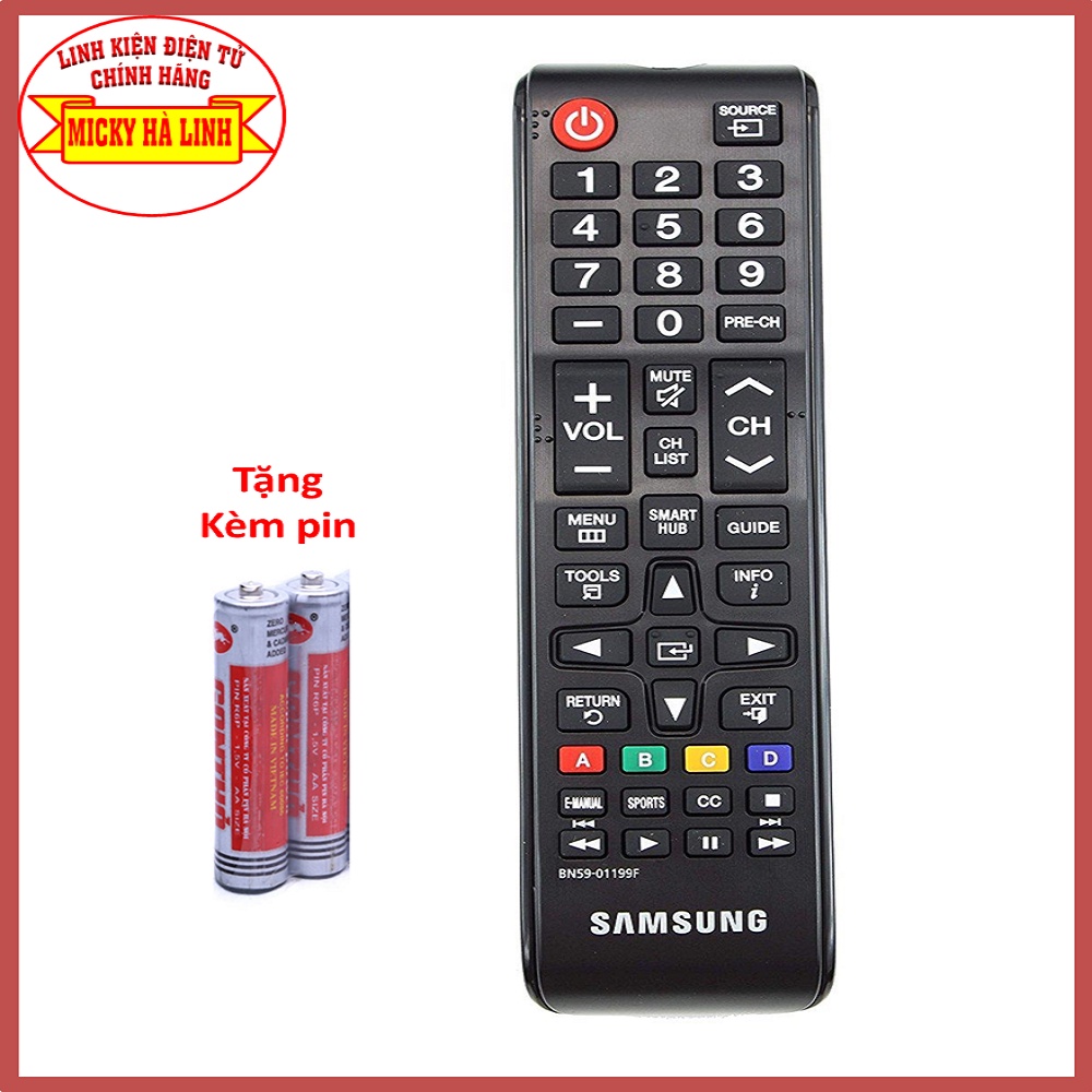 Điều khiển remote tivi samsung lcd led dùng cho tivi samsung lcd ledtừ 24 đến 40 inch - điều khiển samsung lcd