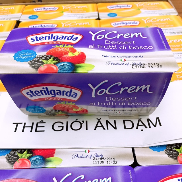 Sữa Chua Ý Sterilgarda Italy ( 2 Hũ X100G)