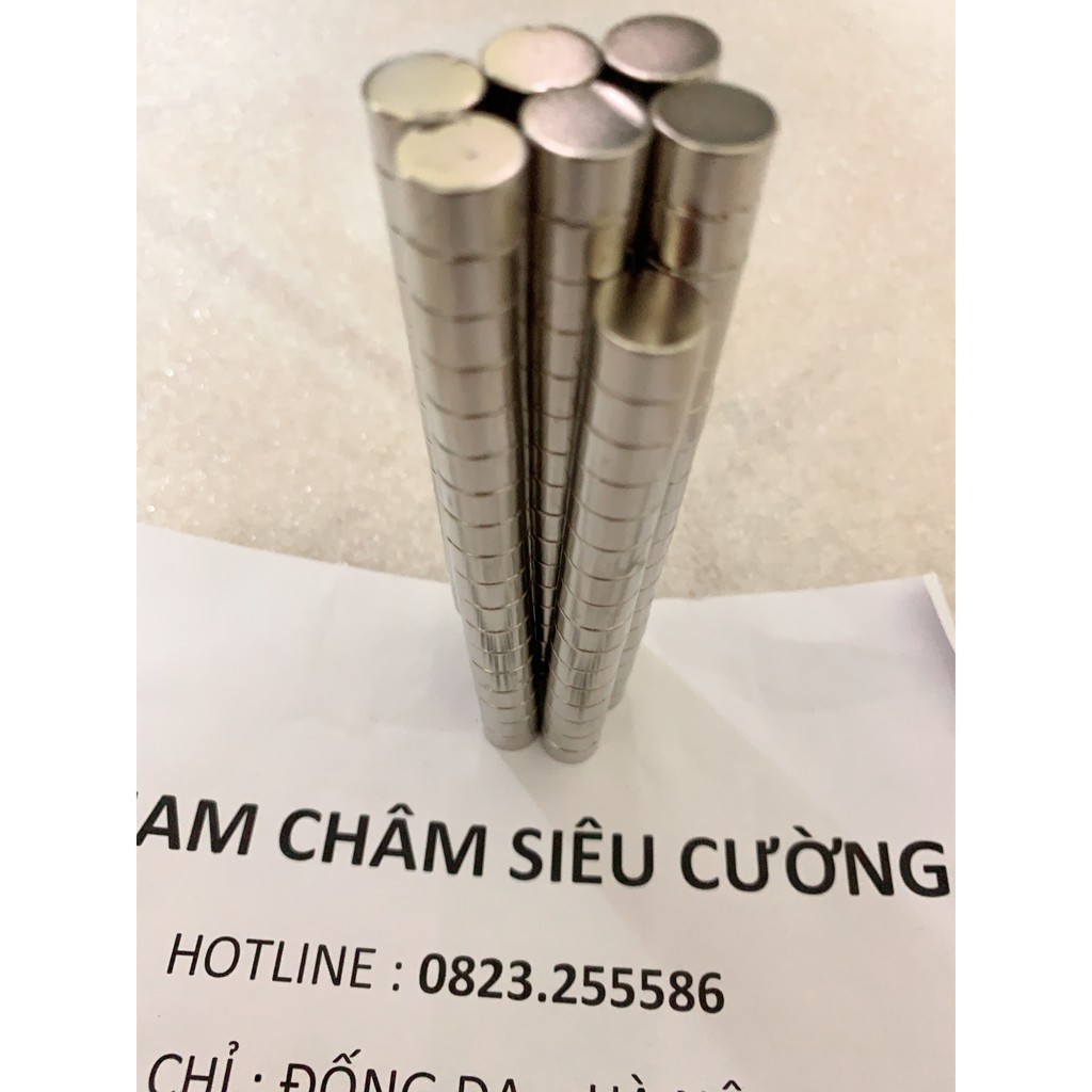 Nam châm viên 10x6mm đất hiếm