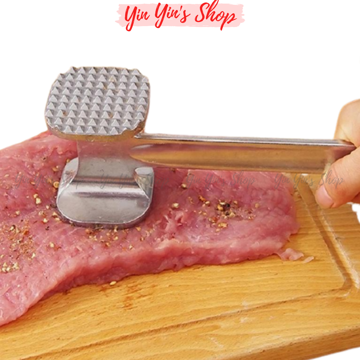Búa Đập Thịt, Đá 2 Mặt Chất Liệu Nhôm Size To