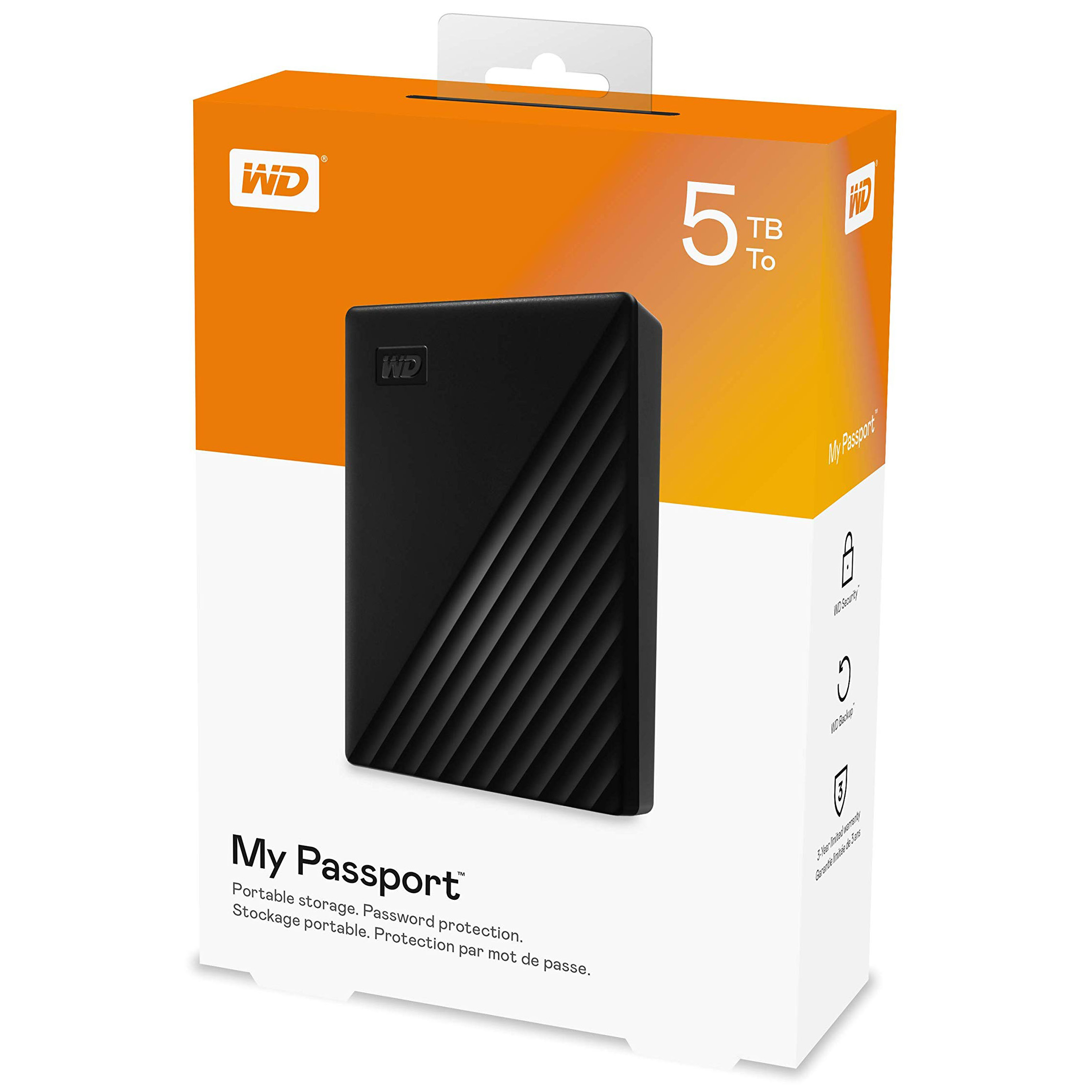 Ổ cứng di động gắn ngoài HDD 2TB Western Digital My Passport - new model (3 màu) Nhất Tín Computer