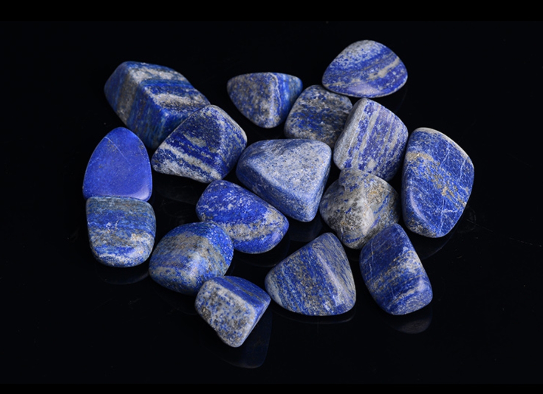 [0.3kg] Đá thạch anh xanh nước biển | Đá lapis lazuli